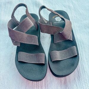 Yellow Box Bunkie sandals size 6.5